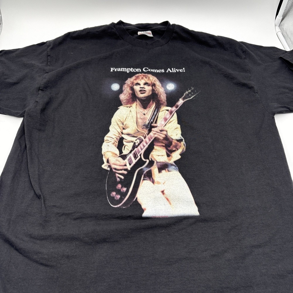 Frampton Comes Alive 25th Anniversary T-shirt Mens Size Extra Large Black 2003